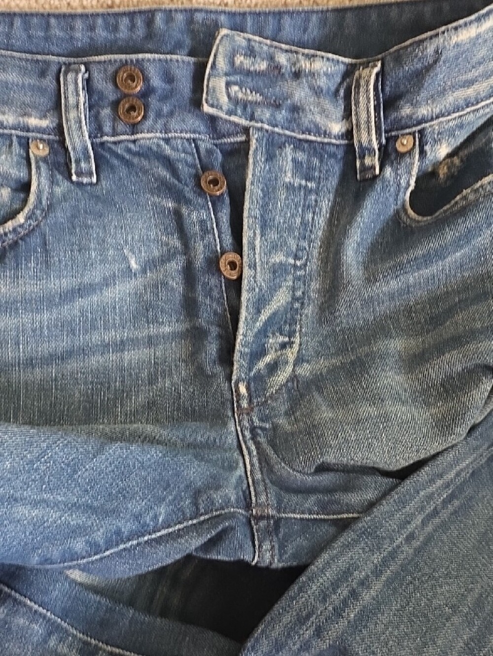 Diesel Men's Indigo Blue Straight Jeans RETRO 2003 - Picture 3 of 6